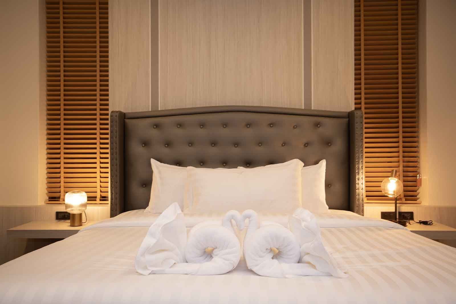 Turndown in one of the king bedrooms