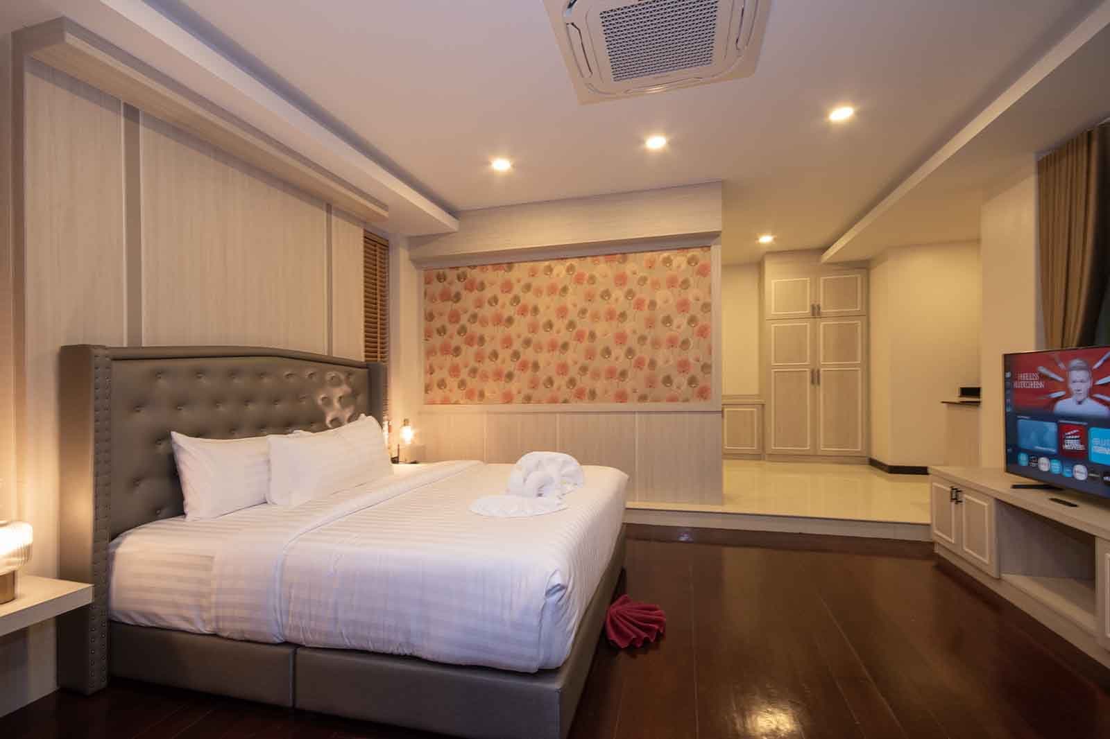 The master bedroom