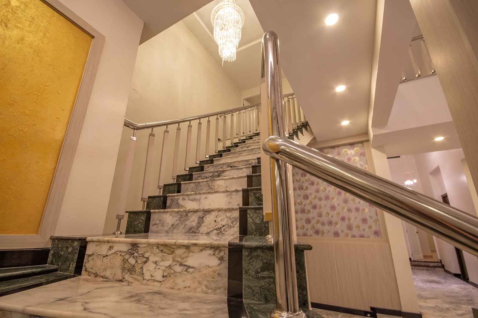 The marble staircase